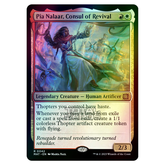 Magic The Gathering - March of the Machine - The Aftermath - Pia Nalaar Consul of Revival - 0042 (Foil)