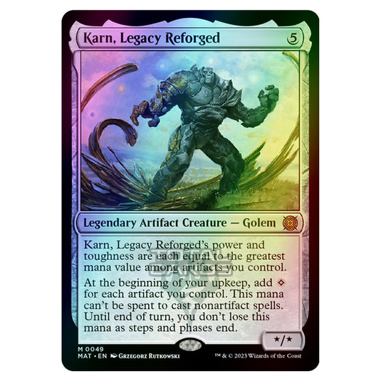Magic The Gathering - March of the Machine - The Aftermath - Karn Legacy Reforged - 0049 (Foil)