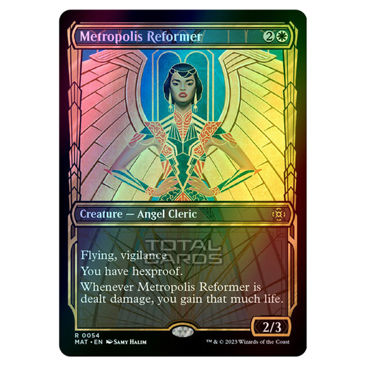 Magic The Gathering - March of the Machine - The Aftermath - Metropolis Reformer (Showcase Card)  - 0054 (Foil)