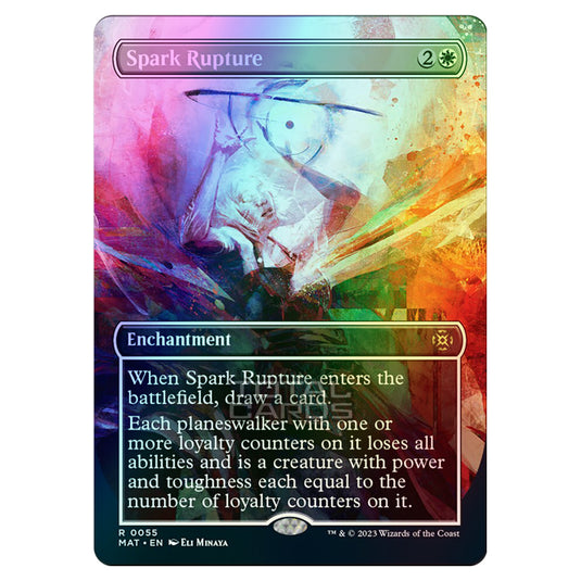 Magic The Gathering - March of the Machine - The Aftermath - Spark Rupture (Showcase Card)  - 0055 (Foil)