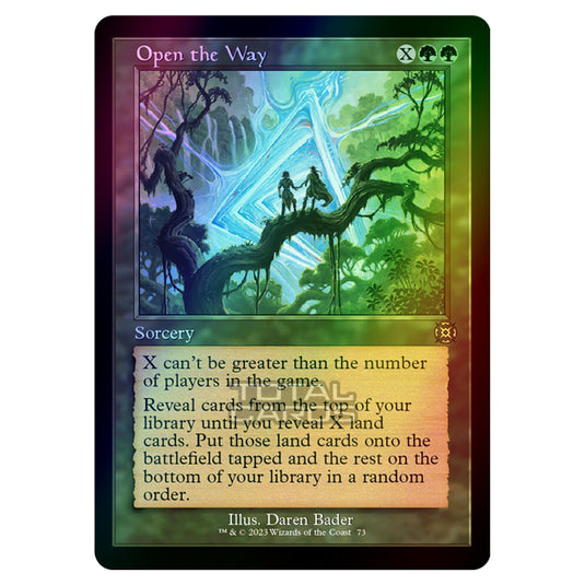 Magic The Gathering - March of the Machine - The Aftermath - Open the Way (Showcase Card)  - 0073 (Foil)