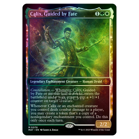 Magic The Gathering - March of the Machine - The Aftermath - Calix Guided by Fate (Showcase Card)  - 0076 (Foil)