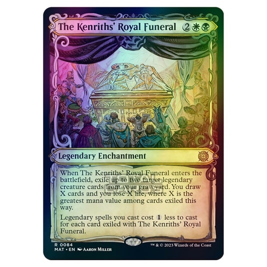 Magic The Gathering - March of the Machine - The Aftermath - The Kenriths Royal Funeral (Showcase Card)  - 0084 (Foil)