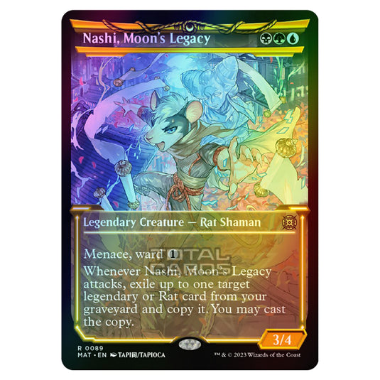 Magic The Gathering - March of the Machine - The Aftermath - Nashi Moons Legacy (Showcase Card)  - 0089 (Foil)