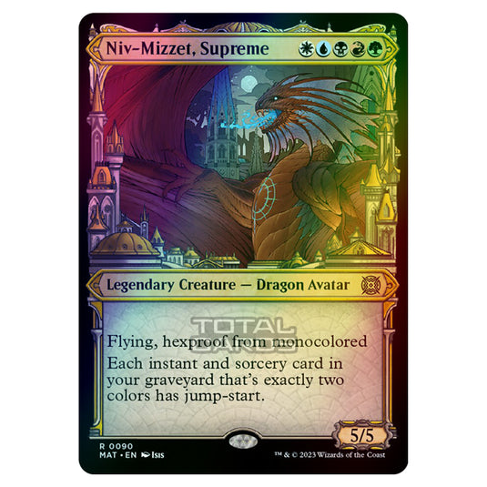 Magic The Gathering - March of the Machine - The Aftermath - Niv-Mizzet Supreme (Showcase Card)  - 0090 (Foil)