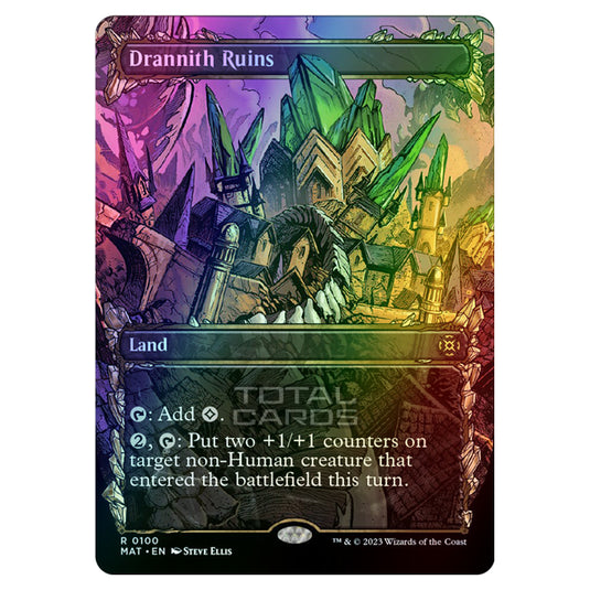 Magic The Gathering - March of the Machine - The Aftermath - Drannith Ruins (Showcase Card)  - 0100 (Foil)