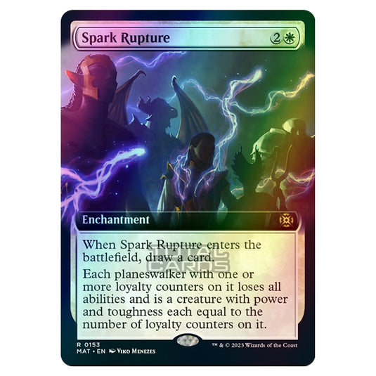 Magic The Gathering - March of the Machine - The Aftermath - Spark Rupture (Extended Art Card)  - 0153 (Foil)