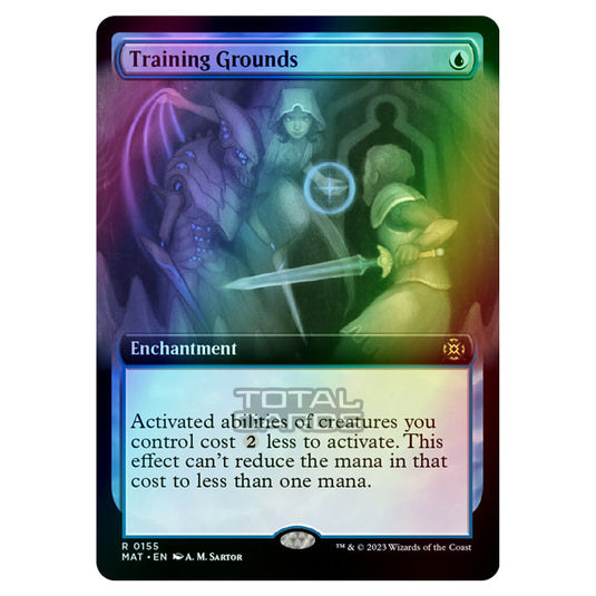 Magic The Gathering - March of the Machine - The Aftermath - Training Grounds (Extended Art Card)  - 0155 (Foil)