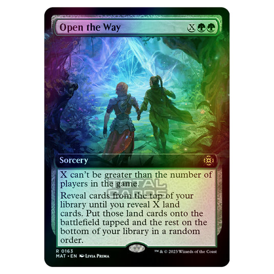 Magic The Gathering - March of the Machine - The Aftermath - Open the Way (Extended Art Card)  - 0163 (Foil)
