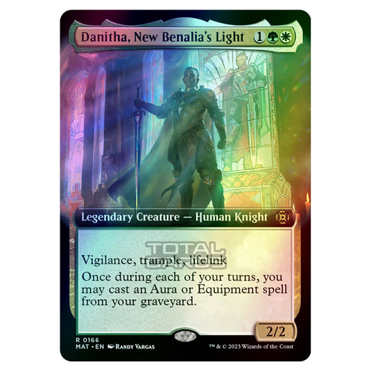 Magic The Gathering - March of the Machine - The Aftermath - Danitha New Benalias Light (Extended Art Card)  - 0166 (Foil)