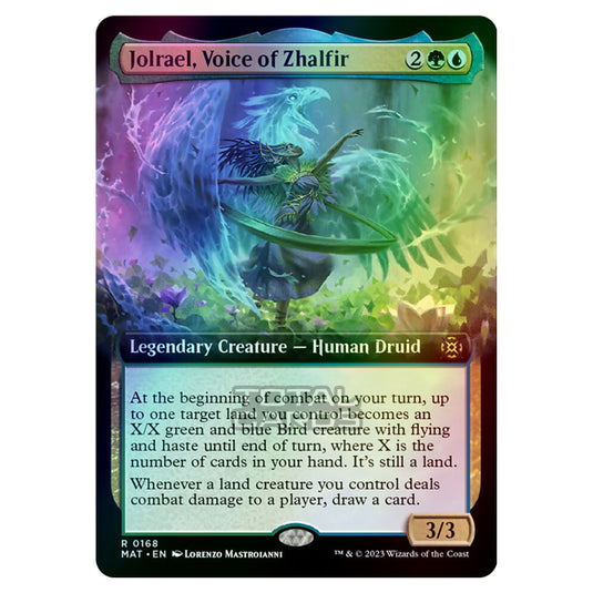 Magic The Gathering - March of the Machine - The Aftermath - Jolrael Voice of Zhalfir (Extended Art Card)  - 0168 (Foil)
