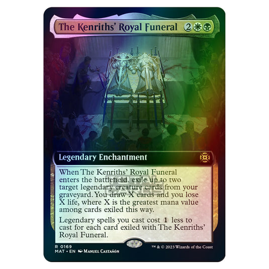 Magic The Gathering - March of the Machine - The Aftermath - The Kenriths Royal Funeral (Extended Art Card)  - 0169 (Foil)