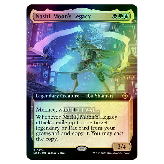 Magic The Gathering - March of the Machine - The Aftermath - Nashi Moons Legacy (Extended Art Card)  - 0174 (Foil)