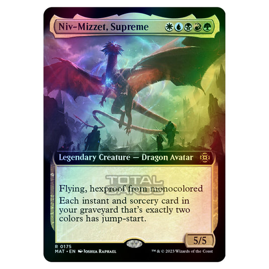 Magic The Gathering - March of the Machine - The Aftermath - Niv-Mizzet Supreme (Extended Art Card)  - 0175 (Foil)