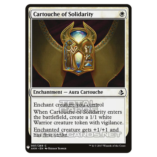 Magic The Gathering - Mystery - Cartouche of Solidarity - 45/1694