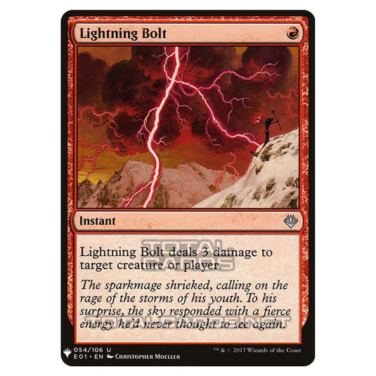 Magic The Gathering - Mystery - Lightning Bolt - 1001/1694