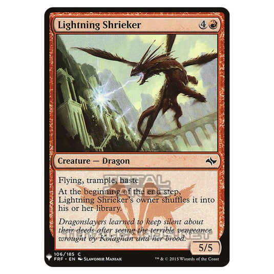 Magic The Gathering - Mystery - Lightning Shrieker - 1003/1694