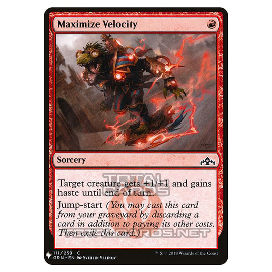 Magic The Gathering - Mystery - Maximize Velocity - 1010/1694