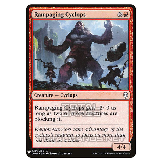 Magic The Gathering - Mystery - Rampaging Cyclops - 1033/1694