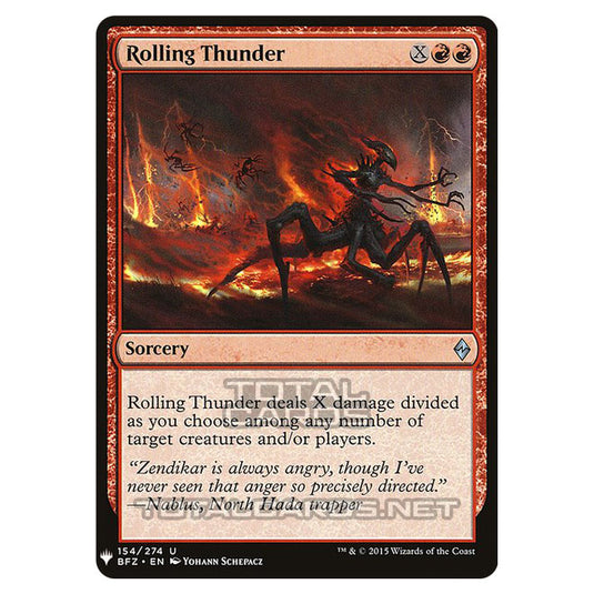 Magic The Gathering - Mystery - Rolling Thunder - 1043/1694