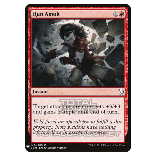 Magic The Gathering - Mystery - Run Amok - 1047/1694