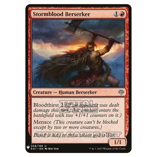 Magic The Gathering - Mystery - Stormblood Berserker - 1070/1694