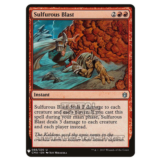 Magic The Gathering - Mystery - Sulfurous Blast - 1072/1694