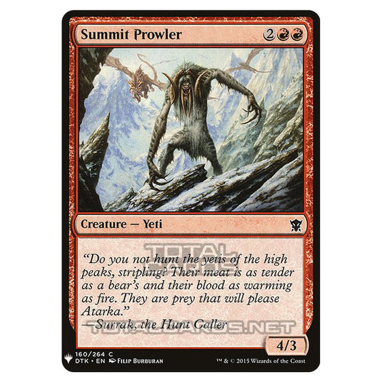 Magic The Gathering - Mystery - Summit Prowler - 1073/1694