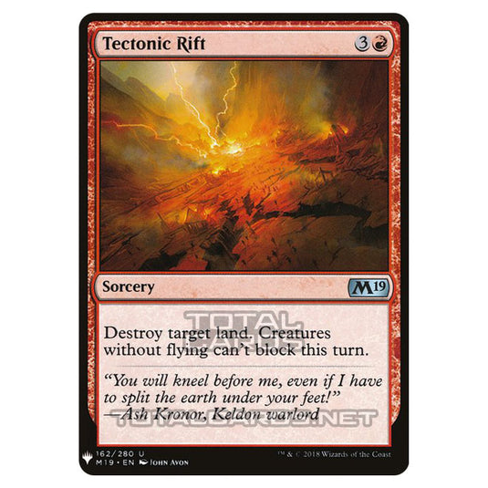 Magic The Gathering - Mystery - Tectonic Rift - 1080/1694