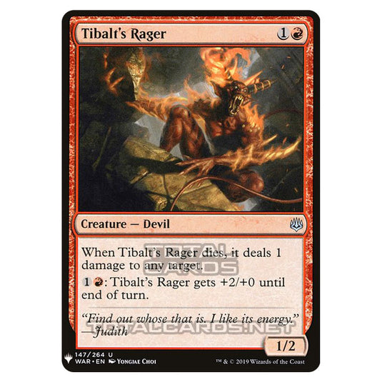 Magic The Gathering - Mystery - Tibalt's Rager - 1084/1694