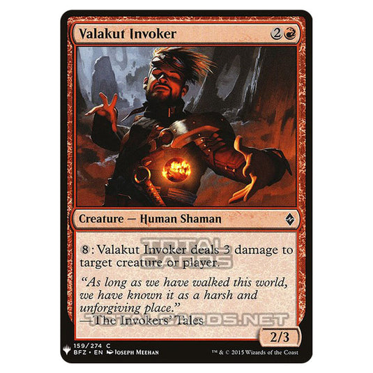 Magic The Gathering - Mystery - Valakut Invoker - 1090/1694