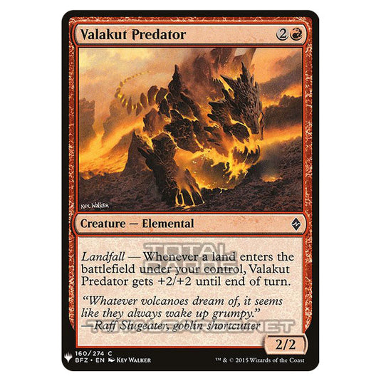 Magic The Gathering - Mystery - Valakut Predator - 1091/1694