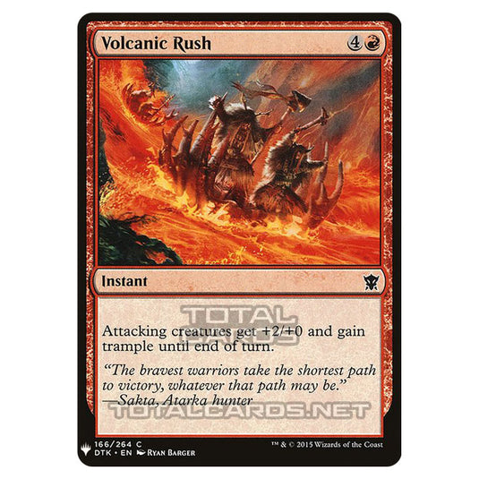 Magic The Gathering - Mystery - Volcanic Rush - 1098/1694