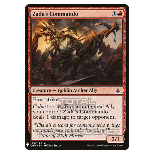 Magic The Gathering - Mystery - Zada's Commando - 1106/1694