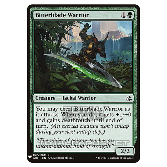 Magic The Gathering - Mystery - Bitterblade Warrior - 1139/1694