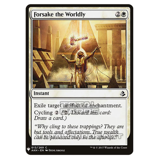 Magic The Gathering - Mystery - Forsake the Worldly - 113/1694