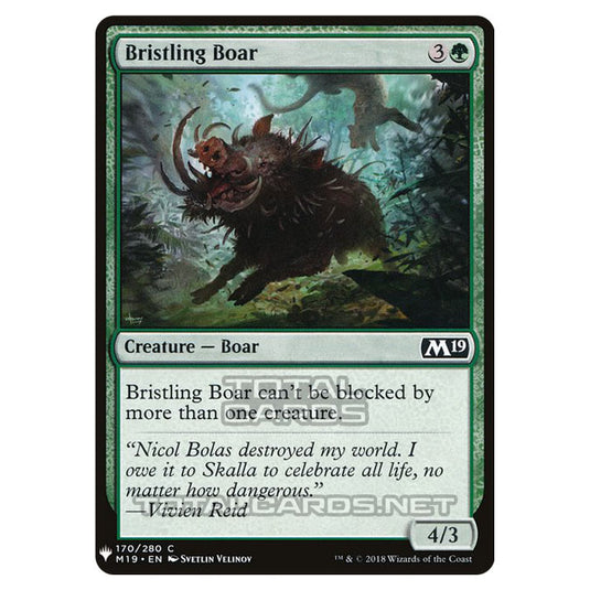 Magic The Gathering - Mystery - Bristling Boar - 1149/1694