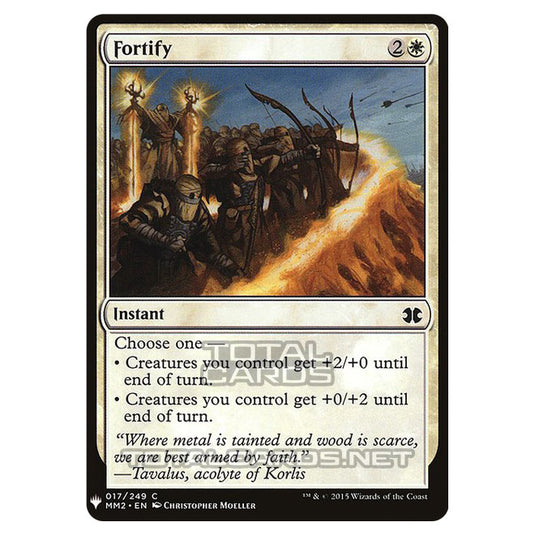 Magic The Gathering - Mystery - Fortify - 114/1694