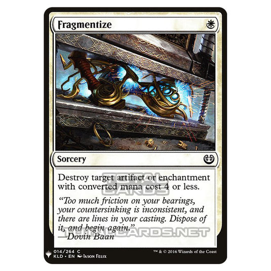 Magic The Gathering - Mystery - Fragmentize - 115/1694