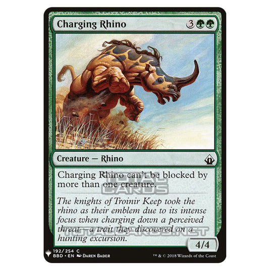 Magic The Gathering - Mystery - Charging Rhino - 1160/1694