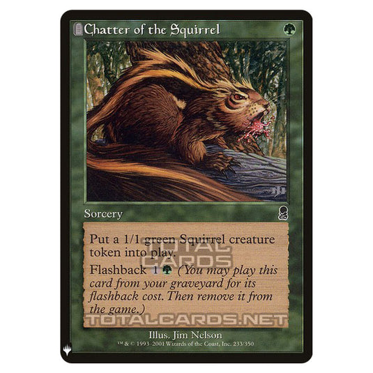 Magic The Gathering - Mystery - Chatter of the Squirrel - 1161/1694