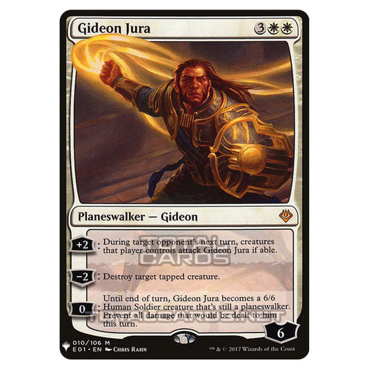 Magic The Gathering - Mystery - Gideon Jura - 118/1694