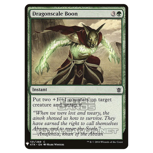 Magic The Gathering - Mystery - Dragonscale Boon - 1185/1694