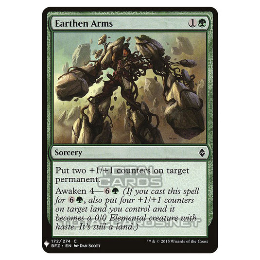 Magic The Gathering - Mystery - Earthen Arms - 1189/1694