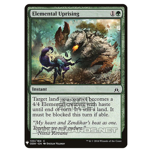 Magic The Gathering - Mystery - Elemental Uprising - 1191/1694