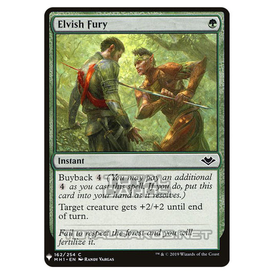 Magic The Gathering - Mystery - Elvish Fury - 1194/1694