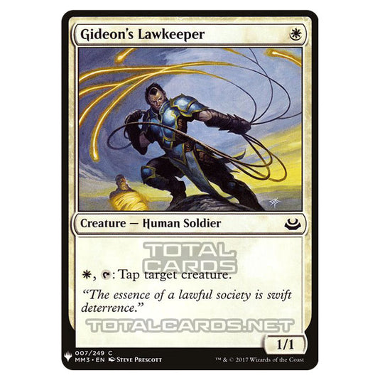 Magic The Gathering - Mystery - Gideon's Lawkeeper - 119/1694