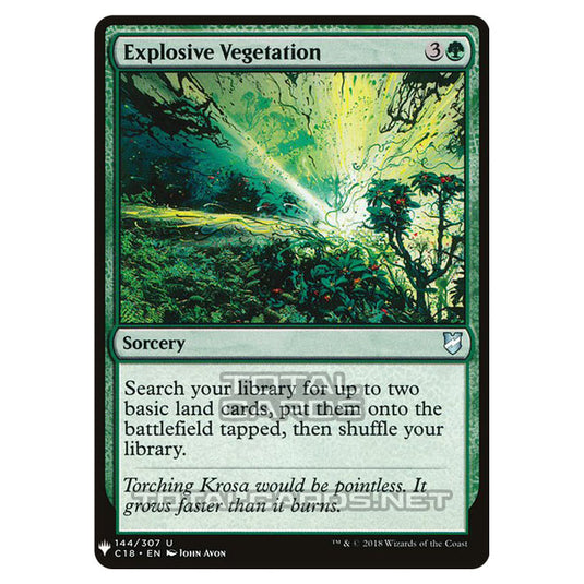 Magic The Gathering - Mystery - Explosive Vegetation - 1203/1694