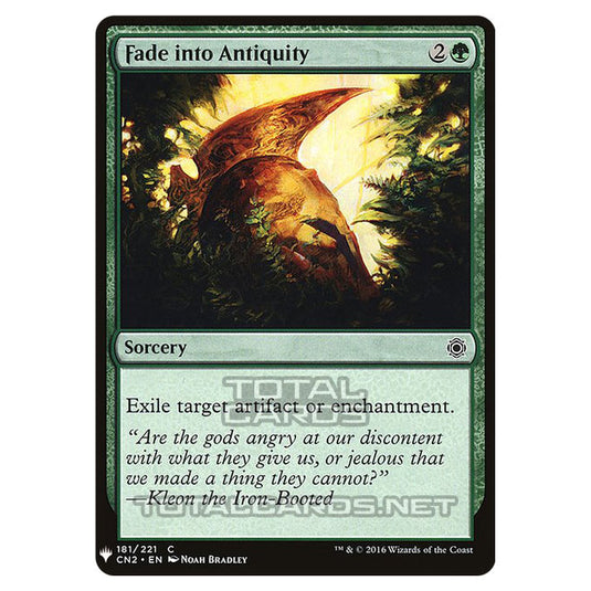 Magic The Gathering - Mystery - Fade into Antiquity - 1205/1694