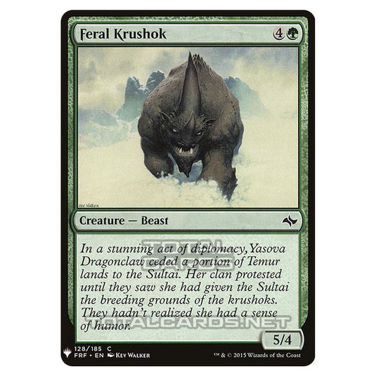 Magic The Gathering - Mystery - Feral Krushok - 1208/1694